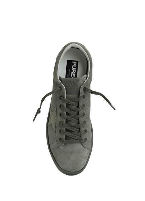 Pure Haki Erkek Deri Sneaker - Görsel 6