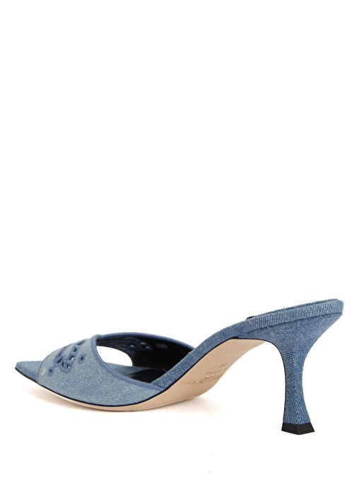 Skye Mavi Kadın Denim Terlik - Görsel 4