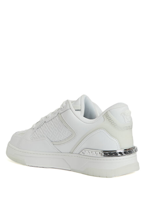 Beyaz Erkek Deri Sneaker - Görsel 4