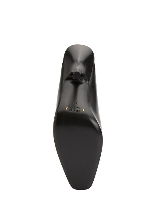 Colt Siyah Kadın Deri Terlik - Görsel 6