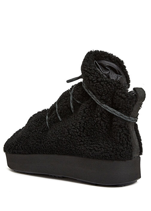 Siyah Kadın Shearling Bot - Görsel 4