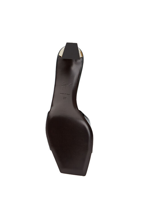 Siyah Kadın Deri Terlik - Görsel 6