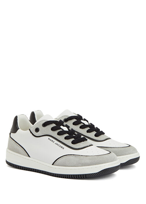 Beyaz Erkek Çocuk Deri Sneaker - Görsel 3