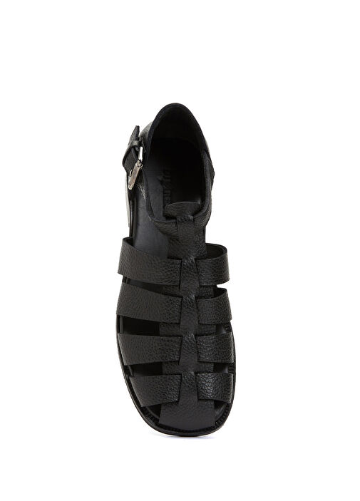 Siyah Kadın Deri Ayakkabı - Görsel 5