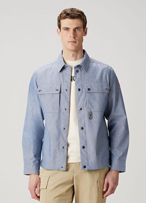 Moncler Grenoble Mavi Erkek Mavi Dış Gömlek 1892840 | Beymen