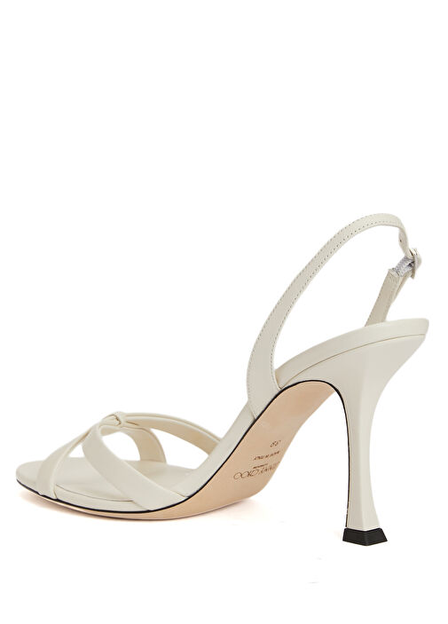 Elsy Beyaz Kadın Deri Sandalet - Görsel 4