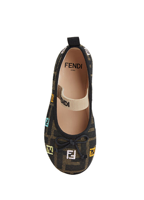 Fendi Fendi Çok Renkli Siyah Çok Renkli Kız Çocuk Babet Beymen'de! Çok Renkli Siyah - 5. görsel