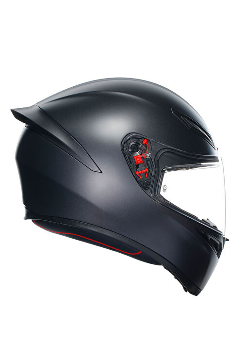 Agv - K1 S Mono Matt Black Kapalı Motosiklet Kaskı - Çok Renkli