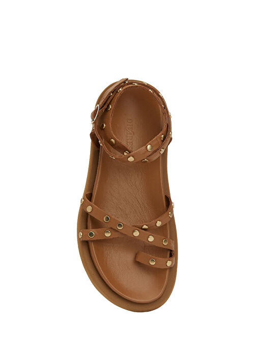 Taba Kadın Süet Sandalet - Görsel 5