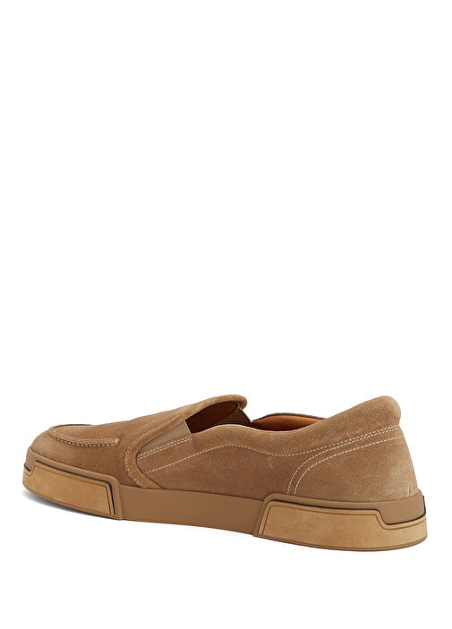 Taba Erkek Deri Sneaker - Görsel 4