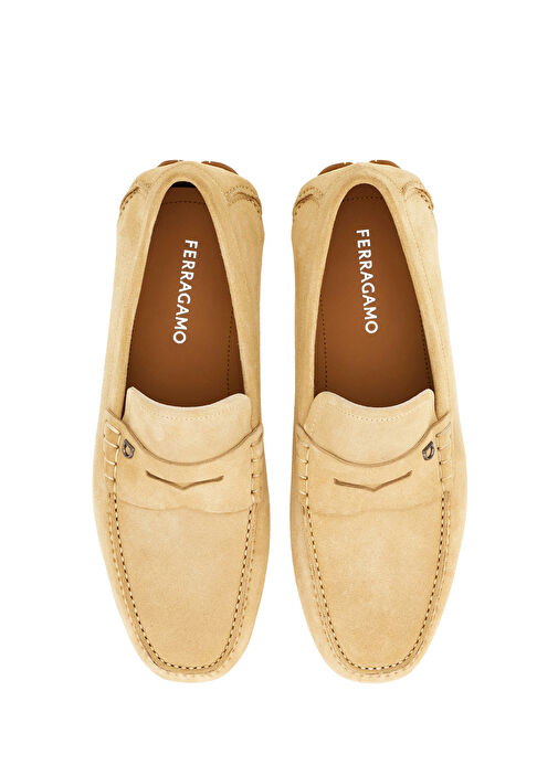 Bej Erkek Deri Driver - Görsel 4