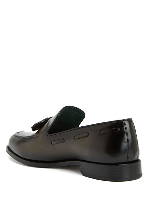 Haki Erkek Deri Loafer - Görsel 4