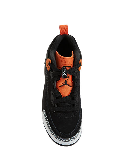 Jordan Spizike Low Siyah Gri Çocuk Deri Sneaker - Görsel 5