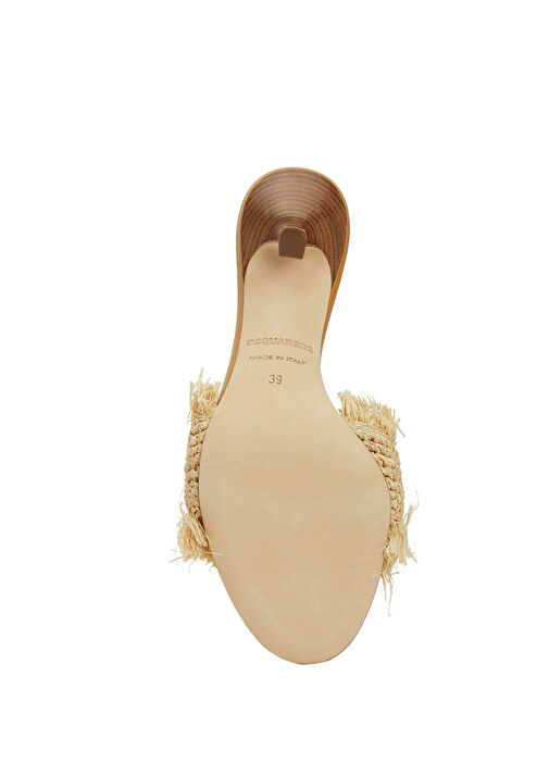 Naturel Kadın Rafya Terlik - Görsel 6