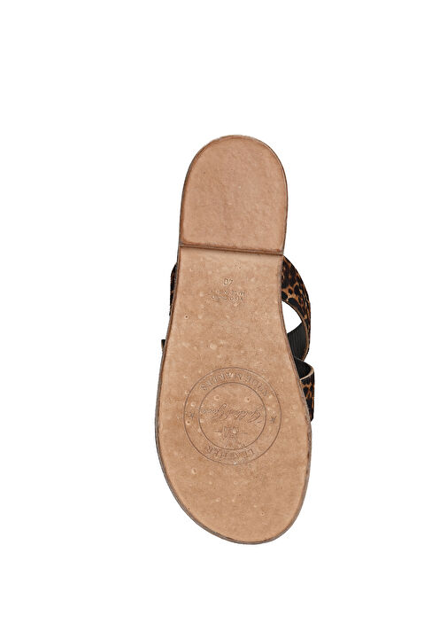 Margaret Leopar Kadın Deri Terlik - Görsel 6