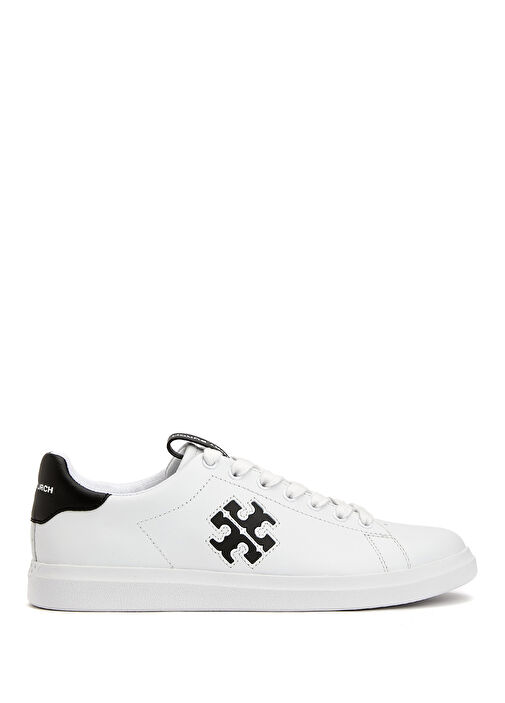 Howell Siyah Beyaz Kadın Deri Sneaker - Görsel 2