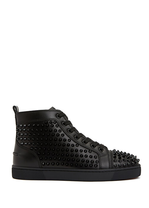 Black Christian Louboutin Black Men Louis Spikes Siyah Erkek Bilek Boy Deri Sneaker 1301844 Beymen