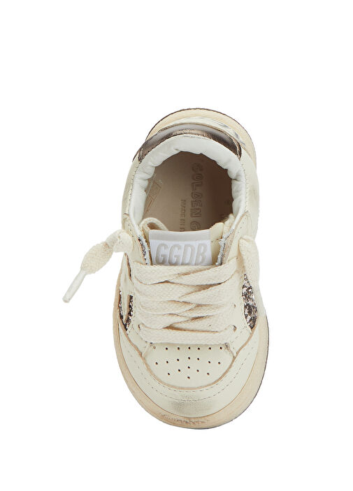 Ball Star Beyaz Çocuk Deri Sneaker - Görsel 5