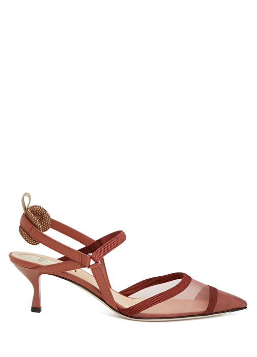 Bordo Topuklu Ayakkabı - Görsel 2
