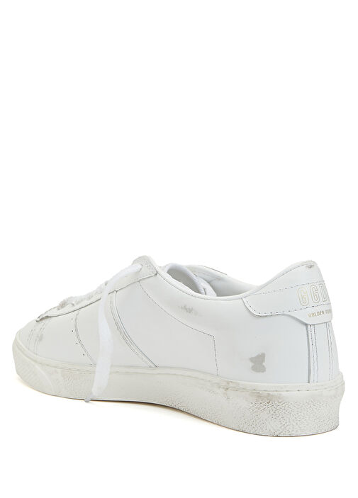 Matchstar Beyaz Kadın Deri Sneaker - Görsel 4
