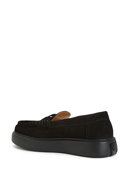 Siyah Erkek Süet Loafer - Görsel 4