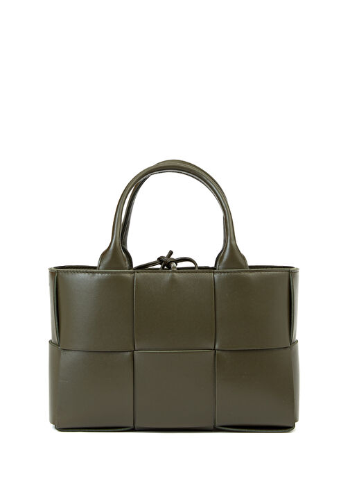 Bottega Veneta - Small Arco Khaki Women's Leather Shoulder Bag