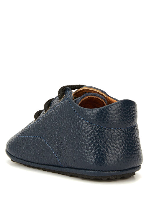 Lacivert Unisex Bebek Deri Ayakkabı - Görsel 4