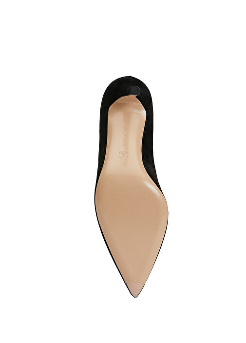 Siyah Süet Stiletto - Görsel 6