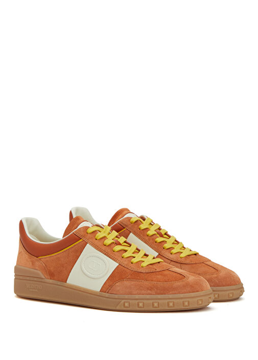 Valentino Garavani Valentino Garavani Upvillage Turuncu Erkek Süet Sneaker | Beymen Turuncu - 3. görsel