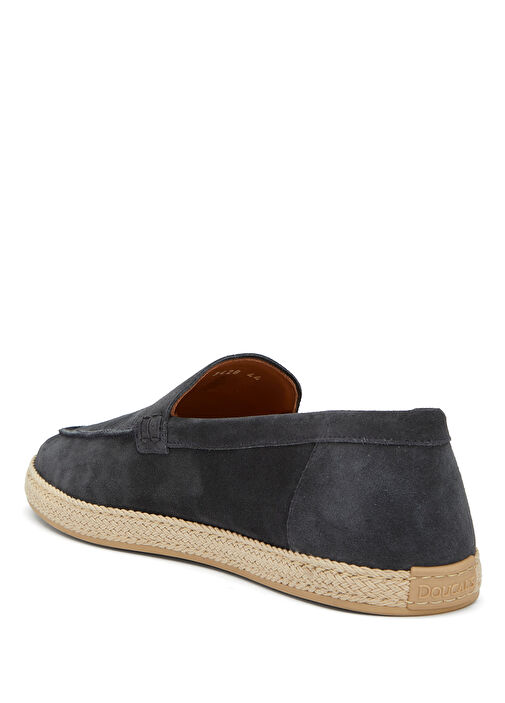 Lacivert Erkek Süet Loafer - Görsel 4