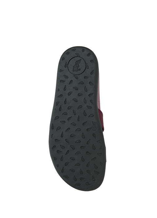 Desmos Footbed Bordo Kadın Deri Terlik - Görsel 6