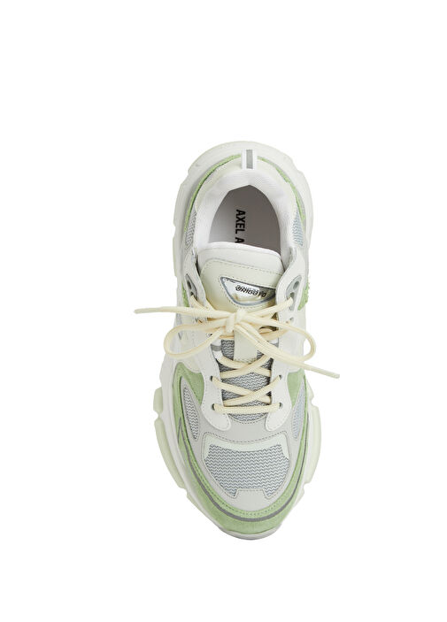 Sphere Beyaz Yeşil Kadın Deri Sneaker - Görsel 5
