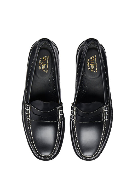 Siyah Erkek Deri Loafer - Görsel 4