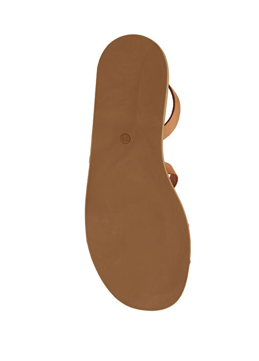 Divarese Divarese Taba Kadın Deri Sandalet Beymen'de! Taba - 6. görsel