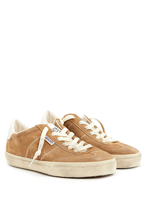 Soul Star Bej Kadın Deri Sneaker - Görsel 3