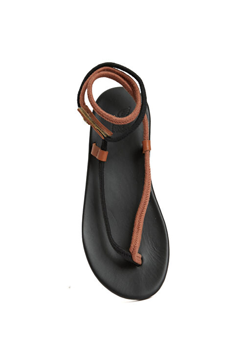 Ormi Siyah Taba Kadın Sandalet - Görsel 5