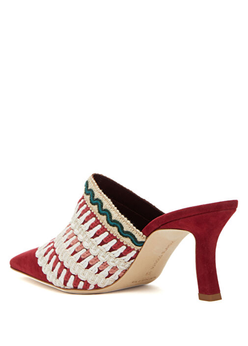 Alo Kırmızı Kadın Süet Terlik - Görsel 4