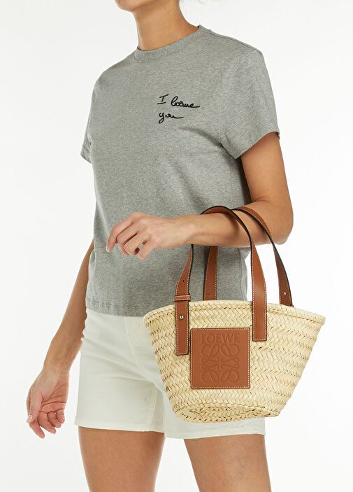 Loewe Naturel Kadın Small Basket Naturel Kadın Plaj Çantası