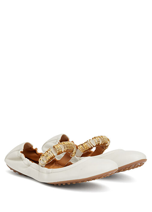 Ekru Deri Babet - Görsel 3