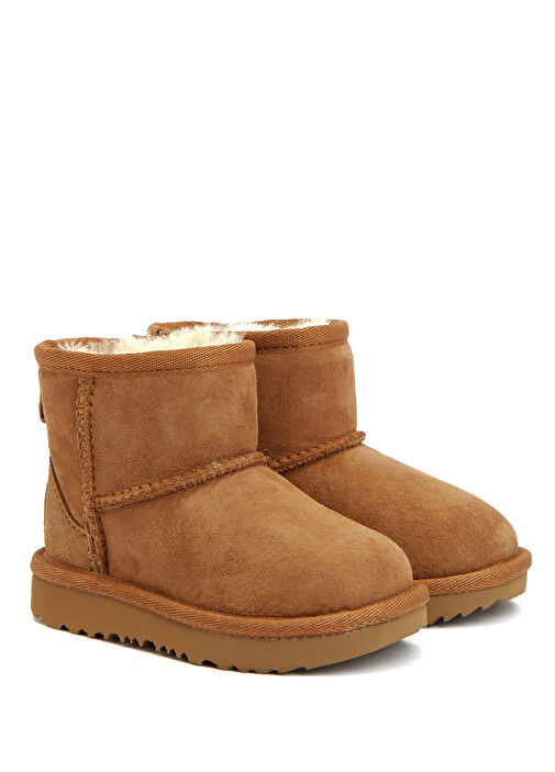 Classic Mini II Taba Kız Çocuk Süet Bot - Görsel 3