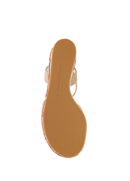 Bej Kadın Deri Espadril - Görsel 6