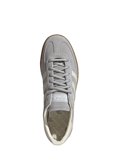 Handball Spezial Beyaz Gri Kadın Deri Sneaker - Görsel 4