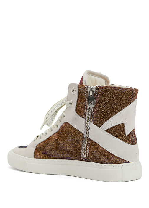 Gold Sil Dokulu Kadın Sneaker - Görsel 4