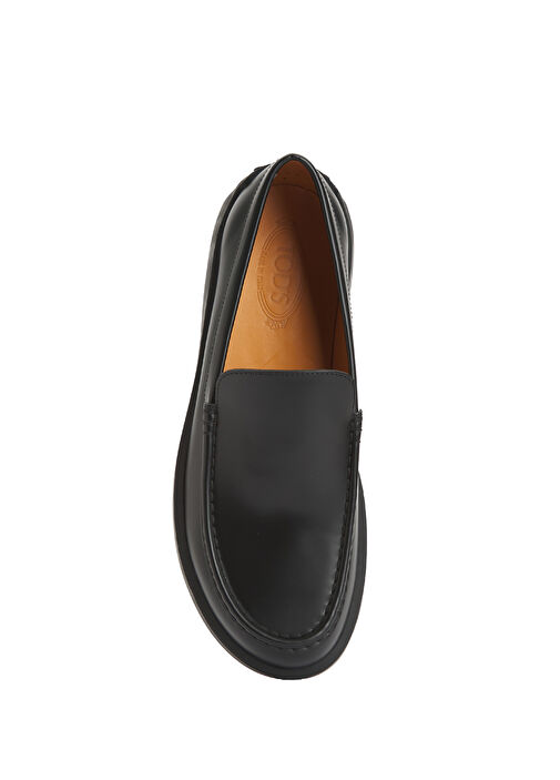 Siyah Erkek Deri Loafer - Görsel 5