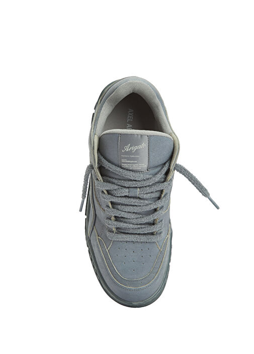 Area Gri Erkek Deri Sneaker - Görsel 5
