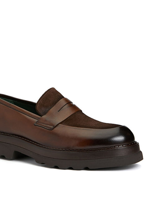 Kahverengi Erkek Süet Loafer - Görsel 7