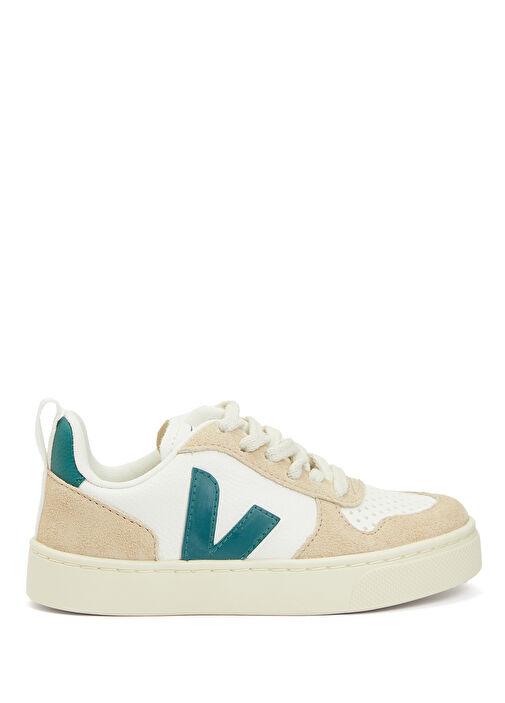 Small V-10 Laces Beyaz Deri Unisex Çocuk Sneaker - Görsel 2