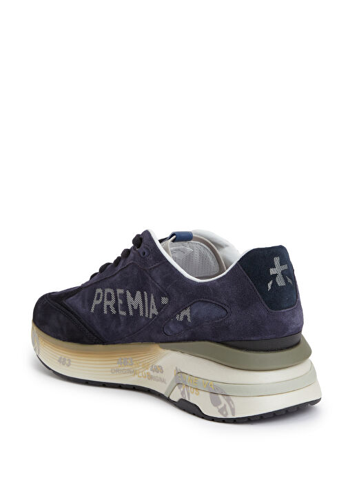 Moerun 7776 Lacivert Erkek Süet Sneaker - Görsel 4