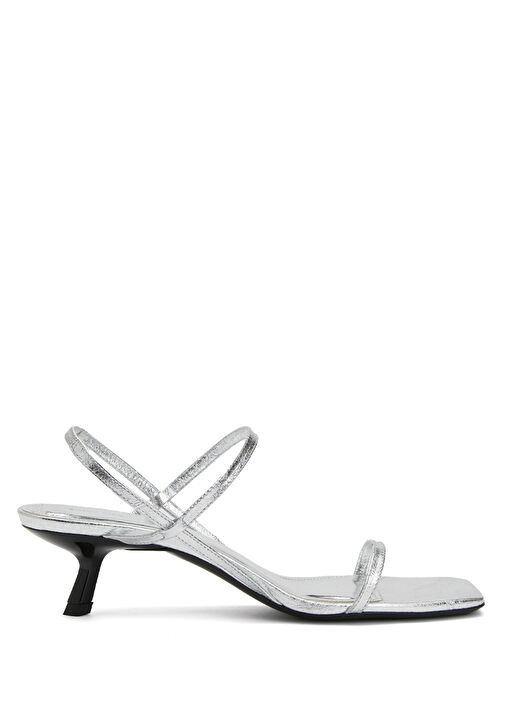 Hilda Silver Kadın Deri Sandalet - Görsel 2