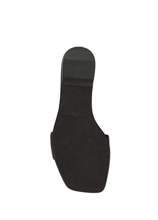 Siyah Kadın Deri Terlik - Görsel 6